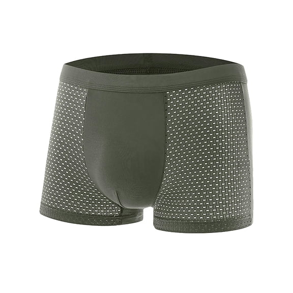 NTACZA Mens Briefs Mesh Breathable Boxer Briefs Quick Dry Stretch Mens Boxer Briefs L