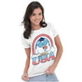 thumbnail image 3 of Tootsie Mr Owl American Patriot USA Women's Plus Size Shirt Brisco Brands 3X, 3 of 5
