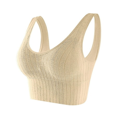 

CLZOUD Bra Women Comfortable B Womens Sports Bra No Wire Comfort Sleep Bra Workout Activity Bras with Shaping Bra One Size