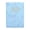 Light Blue, variant on A7 English Schedule Notebook Portable Mini Starlight Faux Leather Planner Journal 1 Count