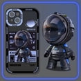 thumbnail image 1 of Funda de silicona suave con astronauta espacial para iPhone, carcasa transparente de lujo para modelos 11, 12, 13 Pro Max, XS, XR, X, 6, 6S, 7, 8 Plus, SE 2020, 2022 Fivean unisex, 1 of 2