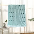 thumbnail image 5 of RKSTN Couple Bath Towels Soft Absorbent 28x55in Heart Love Beach Towel Cyan, 5 of 6