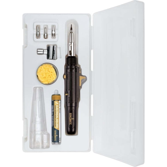 Kit de soldadura Bernzomatic 368600 Microantorcha inalámbrica de butano