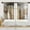 Abstract Brown, variant on Sunflower Kitchen Curtains 36 Inch Length Farmhouse Window Curtains Over Sink Set of 2, Wooden Board Flower Summer Short Tier Curtain for Kitchen, Vintage Small Kitchen Decor 26x36 Inch