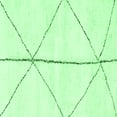 thumbnail image 1 of Ahgly Company Indoor Square Solid Emerald Green Modern Area Rugs, 6' Square, 1 of 4