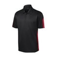thumbnail image 5 of Sport-Tek PosiCharge Active Textured Colorblock Polo, Style ST695, 5 of 6