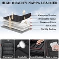 thumbnail image 3 of 2009 for HONDA CIVIC Car Seat Cover, Black and Red Edges Car Seat Covers, Premium Leather 5 Seats Full Set With Lumbar Support Non-slip, 4-Door Sedans Only, Beautify the Interior of Old Cars, 3 of 7