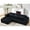 Black, variant on 100" Cloud Couch, Light Gray Modern Sectional Couches for Living Room, L-Shape Upholstered Modular Sofa with Deep Seats and Right Facing Chaise