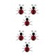 thumbnail image 1 of Inteprter 3x Decoraciones elegantes para el hogar Mano de obra exquisita y artística Acentos elegantes para el hogar Decoraciones de jardín rojo 2Conjunto, 1 of 6