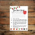 thumbnail image 6 of Youve Been Mugged Holiday Game Sheets  40 Pack 8.5x11" inches Standard Paper Size  Christmas Vibes Holiday Game Youve Been Booed Christmas Door Desk Office Game Mug Elffed Jingled, 6 of 9