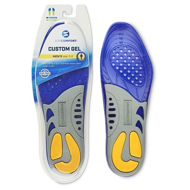 Custom Gel Insole Men's 713 Blue One Size