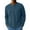Royal Blue_03MN^1010, variant on Fabrcox Henley Men's T-Shirts M- 3xl Slim Fit Crewneck Long Sleeve Casual T-Shirts Soft Basic Solid Color Tops Rose Gold M