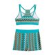 thumbnail image 4 of Trajes de baño tankini para mujer Trajes de baño vintage estampados para mujer Trajes de baño conservadores Traje de baño bikini con falda de playa estampada para mujer, 4 of 7