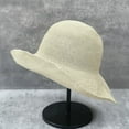 thumbnail image 2 of YooGuoGuo Hand With A Simple Laziness, A Big Hat, Brima, Straw Hat Female Summer Shading Hat Sunscreen, Sunny, Faces, Retro Fisherman Hat, 2 of 9