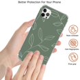 thumbnail image 2 of Minimalist Leaves Case Compatible with iPhone 11 pro,Unique Art Design TPU Shock-proof Full Cover, 2 of 6
