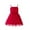 Red, variant on Edvintorg 3-7Years Dress for Kids Girls Summer Sequin Printed Sleeveless Suspender Gauze Dress with Bowknot Wedding Princess Dresses Vestido Infantil