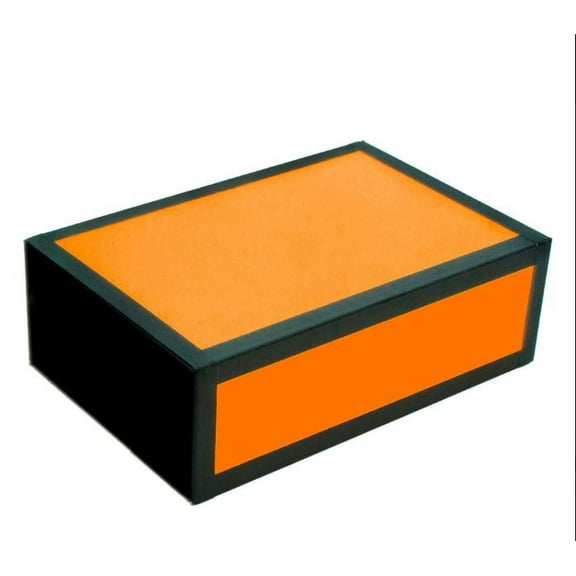 Henrys Juggling Wooden Cigar Box - Bright Neon Colors (Neon OR w/ Black)