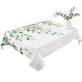 thumbnail image 2 of Sage Green Eucalyptus Leaves Table Cloth Waterproof Tablecloths, Farmhouse Spring Botanical Tablecloth Dining Table Cover for Kitchen Party Tabletop Outdoor, Rectangle Tablecloth 52x70 Inch, 2 of 9