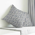 thumbnail image 3 of Light Blue Floral Pillow Covers 26x26 Inch Decorative Throw Pillow Cover, Rustic Vintage Flowers Botanical Spring Sofa Pillowcases Accent Cushion Case Home Decor Bedroom Living Room, 3 of 6