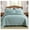 Tf Mint Green Blue, variant on 3-Piece 100% Cotton Oversized Bedspread Lightweight Quilt Coverlet Embroidery Farmhouse Bedding Set (TK White, King (118"x106"))