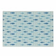thumbnail image 1 of Fish Cutting Board, Fish Net with Polka Dots Abstract Animal Silhouettes Nature Inspired Image, Decorative Tempered Glass Cutting and Serving Board, Small Size, Blue Pale Blue White, by Ambesonne, 1 of 1