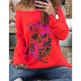 thumbnail image 1 of Nouveau Sweat à Manches Longues Imprimé Crâne, 1 of 1