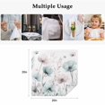 thumbnail image 4 of Teal Pink Spring Floral Cloth Napkins, Summer Botanical Watercolor Washable and Reusable Dinner Napkins Set of 8, Table Napkin for Kitchen Party Birthday Wedding Hotel Housewarming 20"x20", 4 of 8