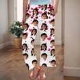 thumbnail image 4 of HXWCHs Girls Fashion Bottoms Fashionable Long Pants Soft Casual Loungewear Comfortable Sleepwear with Pockets 7-8Years White, 4 of 6