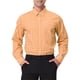 thumbnail image 1 of CAMISAS DE HOMBRE INSPIRE CHIC Camisa de Vestir de Cuadros de Manga Larga con Botones 100% Algodón Talla L Naranja, 1 of 7