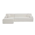 thumbnail image 5 of Harper & Bright Designs Convertible Modular Sectional Sofa L Shaped Reversible Couch Chenille Sleeper Combination Sofa for Living Room, Beige (No Metal Frame, Foam + Pocket spring Fill), 5 of 12