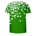 thumbnail image 5 of WRKEKC Summer Tops for Women Heart Print Round Neck Short Sleeve Loose T-Shirt Comfortable Fabric Lovely Pattern Daily Outfits, 5 of 7