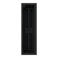 thumbnail image 4 of Acadia 36" x 11" x 10" Black Self Watering Plastic Window Box Planter with Steel Wall Mount Brackets, 4 of 7