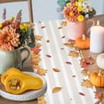thumbnail image 4 of Fall Thanksgiving Cotton Linen Table Runner, Washable Table Runners for Kitchen, Dining Room, Holiday, Home Party Table Decor, 13x120 Inches, 4 of 9