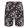 thumbnail image 6 of Naloa Snake And Floral1 Men's Beach Shorts, Surfing shorts, Swim trunks, Quick Dry Swim Trunks for Surfing Beach Fun - Medium, 6 of 9