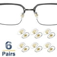 thumbnail image 3 of Uxcell Eyeglass Nose Pad Thickness Anti-Slip Glasses Nose Grips Titanium Logo Glasses Nose Pads for Plastic Frames Glasses Silver 6, 3 of 7