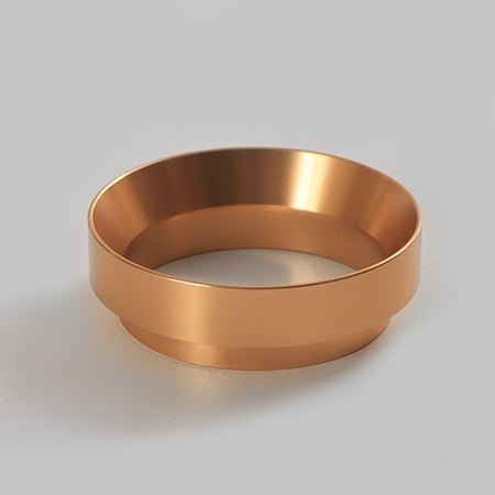 

51mm/53mm/58mm Portafil Coffee Powder Magnetic Funnel Portafilter Aluminum Dosing Ring Barista Funnel Coffee Tamper Brewing Bowl YELLOW 53MM