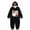 Z-Black5, variant on BOOMNY Halloween Flannel Pajamas Jumpsuit for Men And Women Hallowmas Pumpkin Ghost Graphic Long Sleeve Hooded Pjs Jumpsuit Cozy Warm Loungewear Homewear