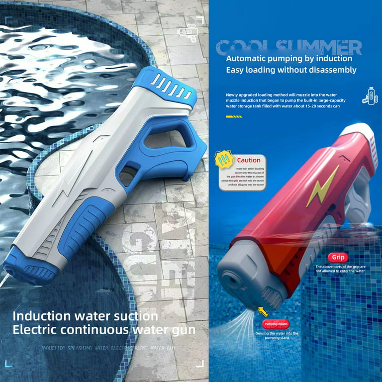 Electric Water Gun for Kids Squirt Automatic Water Absorption