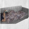 thumbnail image 6 of Vintage Soft Flannel Fleece Throw Blanket, Graceful Nature Theme Bedding Plant Poppies Buds with Look French Garden, Cozy Plush for Indoor and Outdoor Use, 50" x 60", Mauve Blush, by Ambesonne, 6 of 6