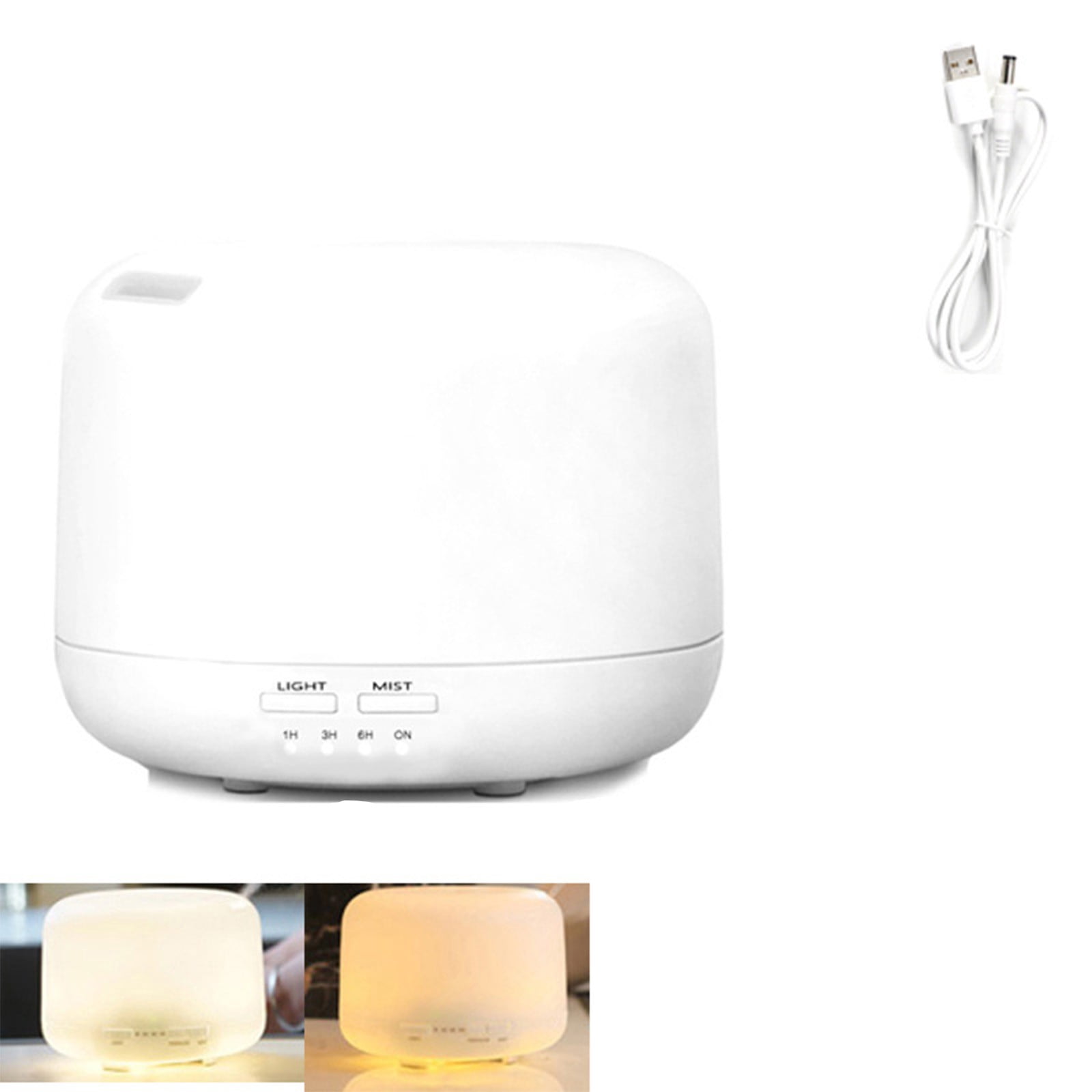 CVLNCYCLING 500ml Bedroom Portable Humidifier, USB Charging Home Baby Room Car Cold Mist Ultrasonic, Spray Large Capacity Top-Fill, Quiet