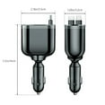 thumbnail image 3 of Folding Telescopic Cable Car Charger Fast Charging Car Charger, 3 of 9