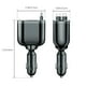 thumbnail image 3 of Cargador de coche telescópico plegable | Adaptador de carga rápida de 5 puertos | Salida USB Tipo-C PD | Monitorización inteligente de batería con LED | Universal 12V-24V | Cables retráctiles, 3 of 9