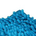 thumbnail image 2 of Nksudet Non-Slip Bathroom Rugs Chenille Soft Striped Plush Bath Mat,"15.8 X 25",Light Blue, 2 of 4