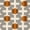 Orange Beige, variant on Castle Fairy Retro Geometric Pattern Twin Sheet Sets 3pcs for Adults, Abstract Art Bedding for Bedroom, Orange Beige