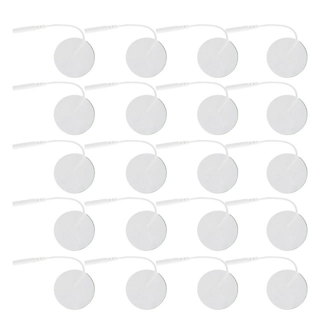 20 unidades/bolsa de almohadillas de electrodos TENS de 3,5 cm de diámetro para máquina de fisioterapia masajeadora TENS