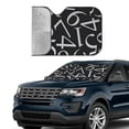 thumbnail image 3 of Kdxio Numbers Print Front Windshield Sun Shade,Folding Auto Sunshade for Car Truck SUV-Medium, 3 of 7