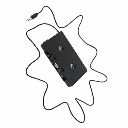 Cassette Tape Adapter 3.5Mm Aux Audio Play Music Ipod Dvd Cd Player Phone To Car