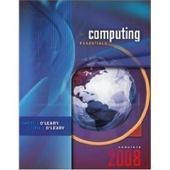 Pre-Owned Title: COMPUTING ESSENTIALS:INTRO.200, 9780077349264, 0077349261, Paperback,