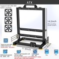 thumbnail image 2 of Funda para PC Open Air Frame Test Bench egowz Creative Assembly, 2 of 7