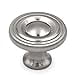 thumbnail image 3 of Hickory Hardware P14402-SN 1.12 In. Conquest Satin Nickel Cabinet Knob, 3 of 3